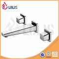 Double handle zinc alloy brass basin mixer (61416-100A)